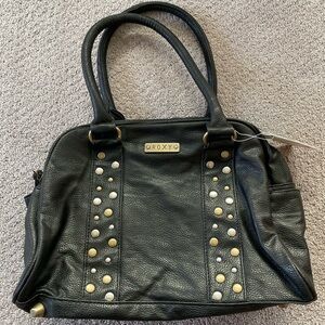 Roxy Black Studded Women's Bag EXCELLENT CONDITION NO TAG RESPOSHED ITEM